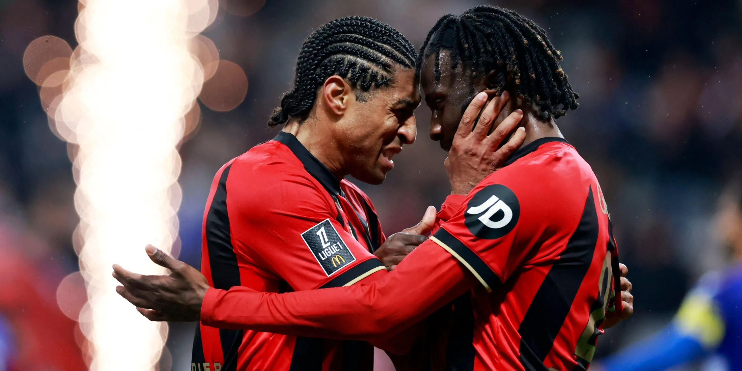 Chân dung tiền đạo Evann Guessand của OGC Nice, lựa chọn thay thế Mohammed Kudus