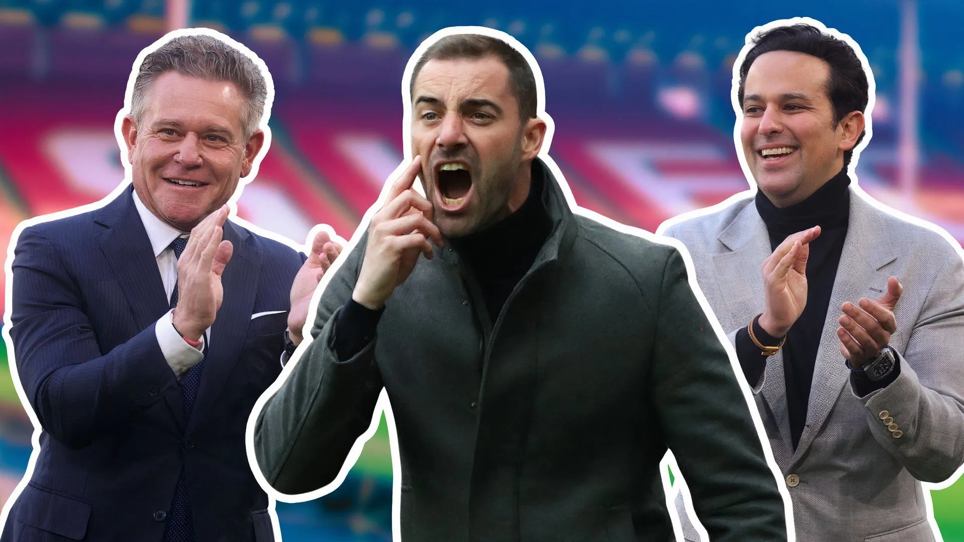 Chủ sở hữu mới Steven Rosen, Helmy Eltoukhy và HLV Ruben Selles của Sheffield United trong kỷ nguyên chuyển nhượng dựa trên AI.