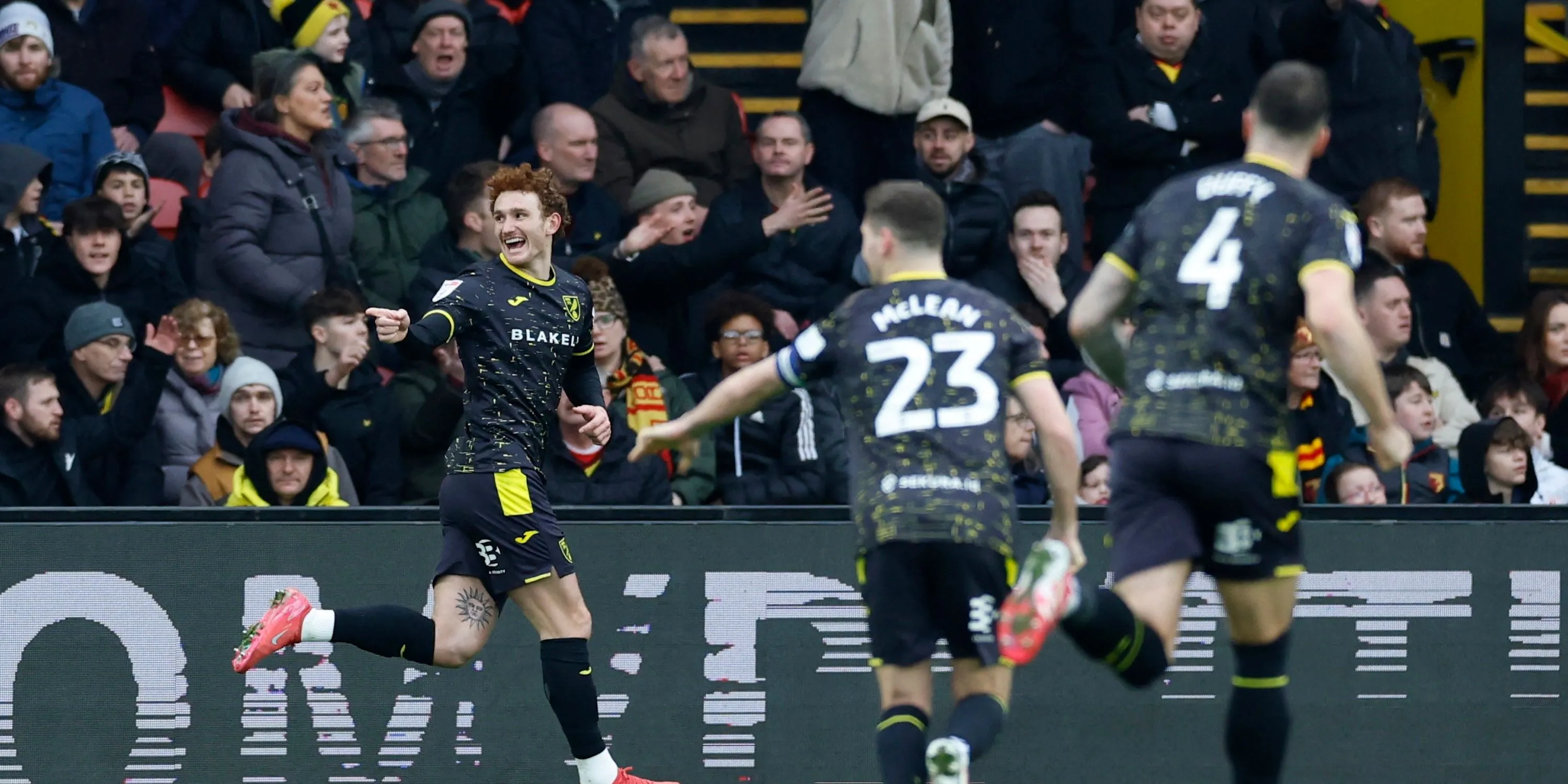 Josh Sargent trong màu áo Norwich City