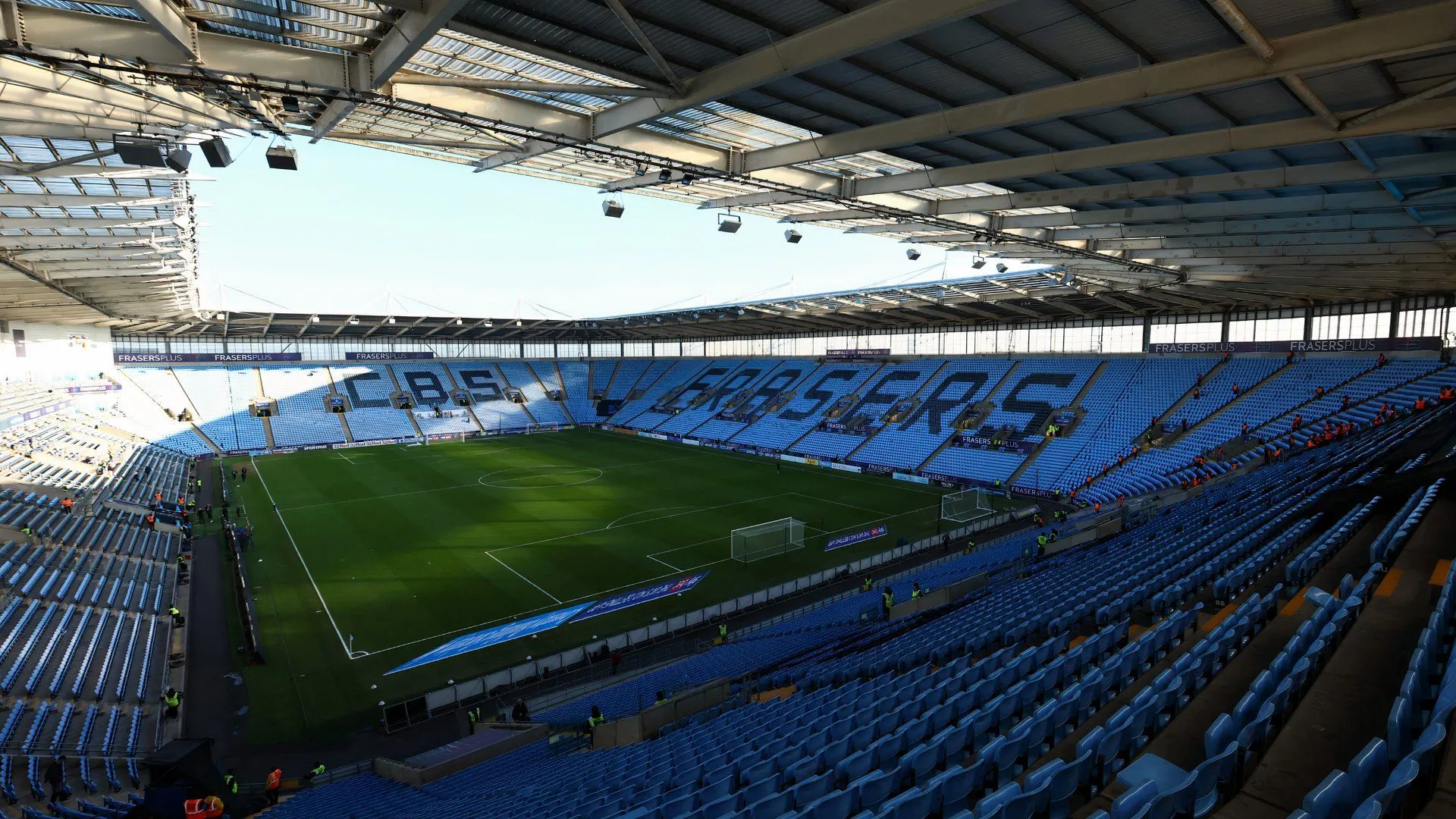 Sân vận động CBS Arena, sân nhà của Coventry City và bến đỗ tiềm năng cho Carl Rushworth