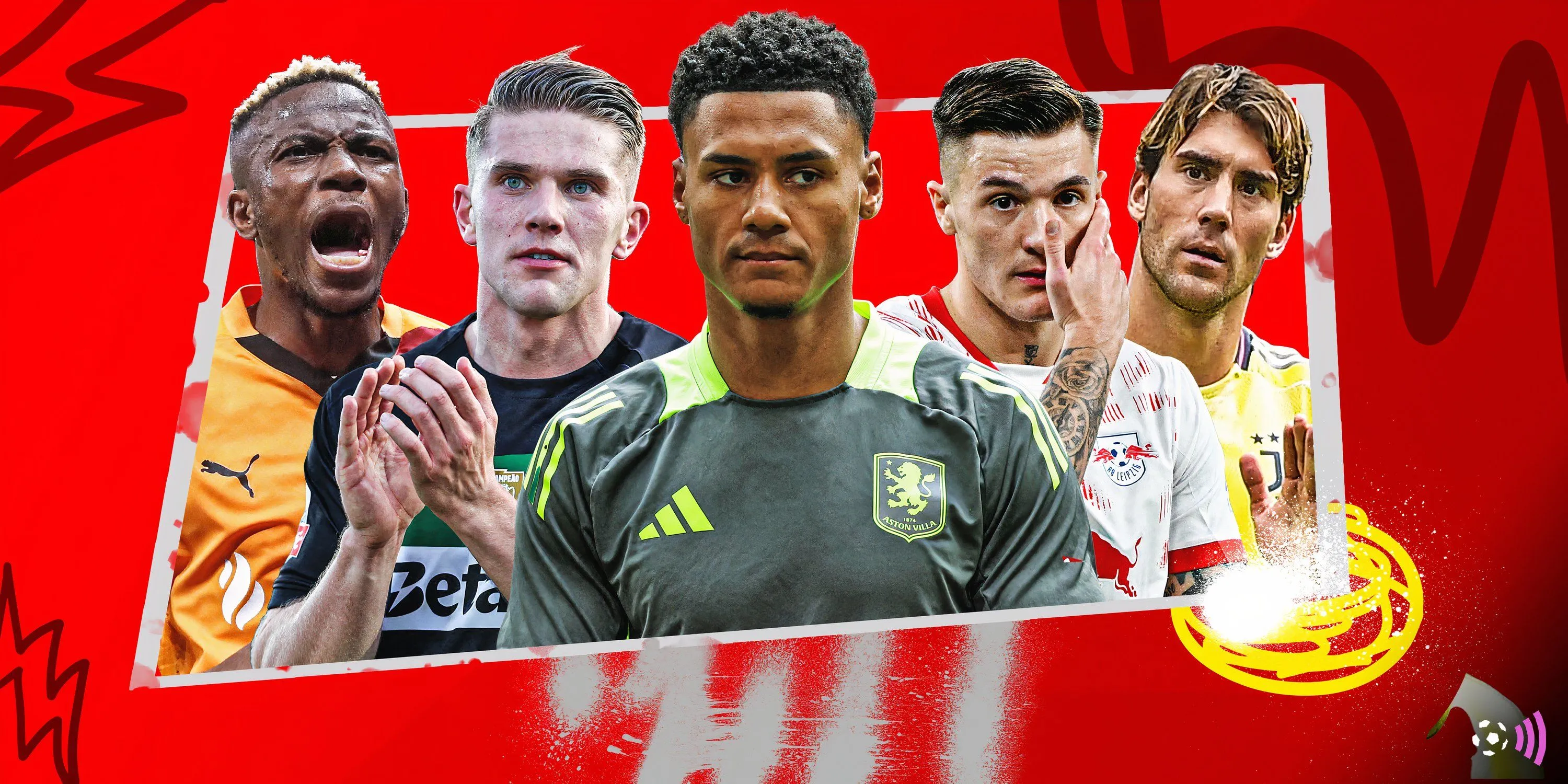 So sánh các mục tiêu tiền đạo của Manchester United: Osimhen, Gyokeres, Watkins